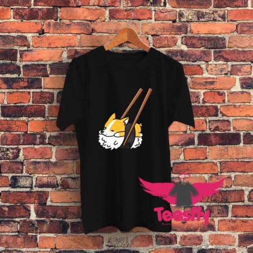Corgi Sushi Graphic T Shirt