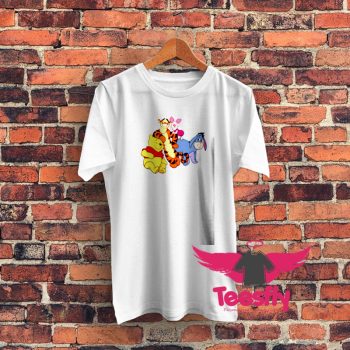 Cute Winnie The Pooh And His Friends Graphic T Shirt