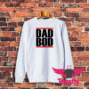Dad Bod Run DMC Inspired White Sweatshirt