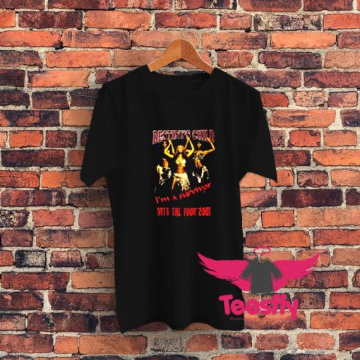 Destinys Child Im a Survivor MTV TRL Tour Graphic T Shirt