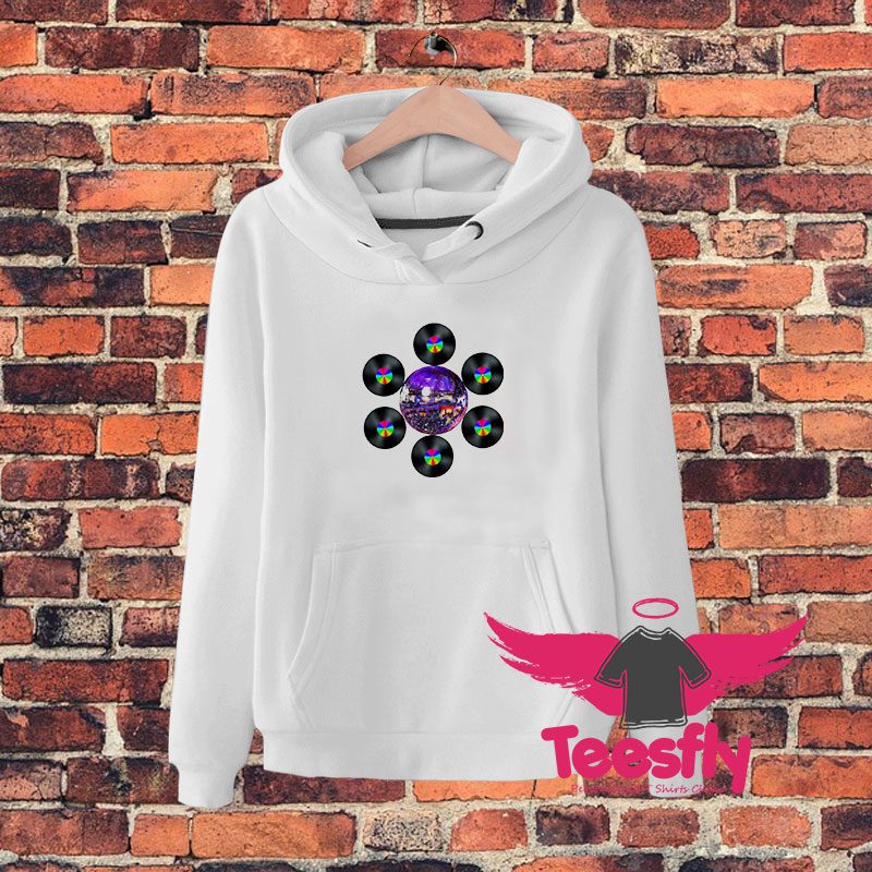 Disco Rainbow Album Flower Hoodie
