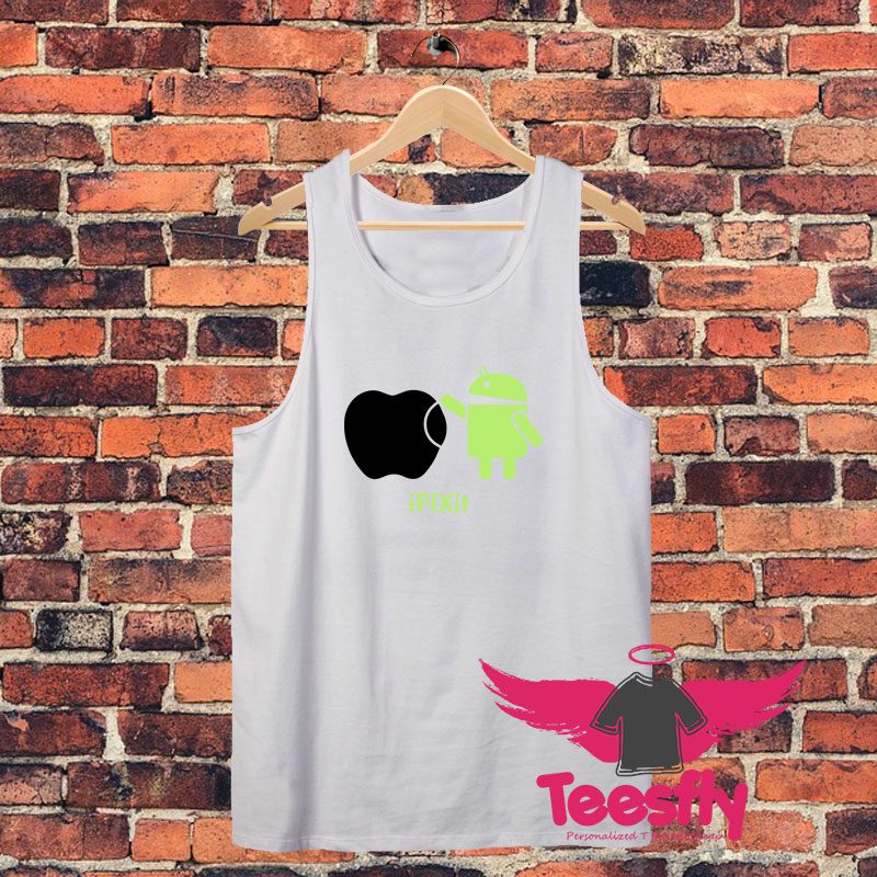 Droid ANDROID fix APPLE Unisex Tank Top