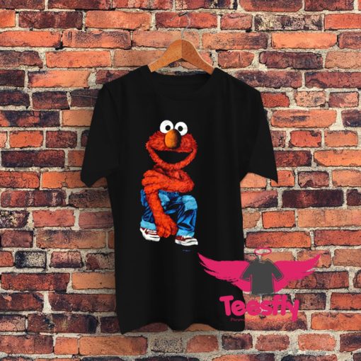 Elmo Sesame Street Cartoon Retro Jim Henson Graphic T Shirt