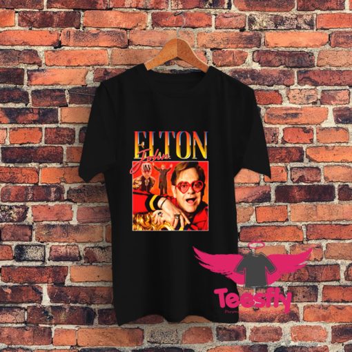 Elton John Homage Graphic T Shirt