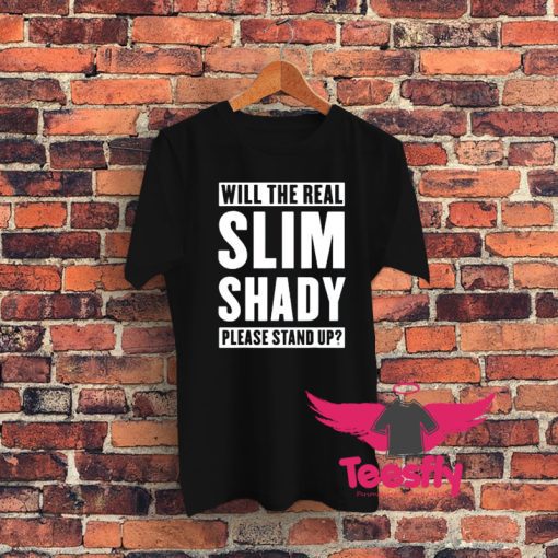 Eminem The Slim Shady Please Stand Up Graphic T Shirt