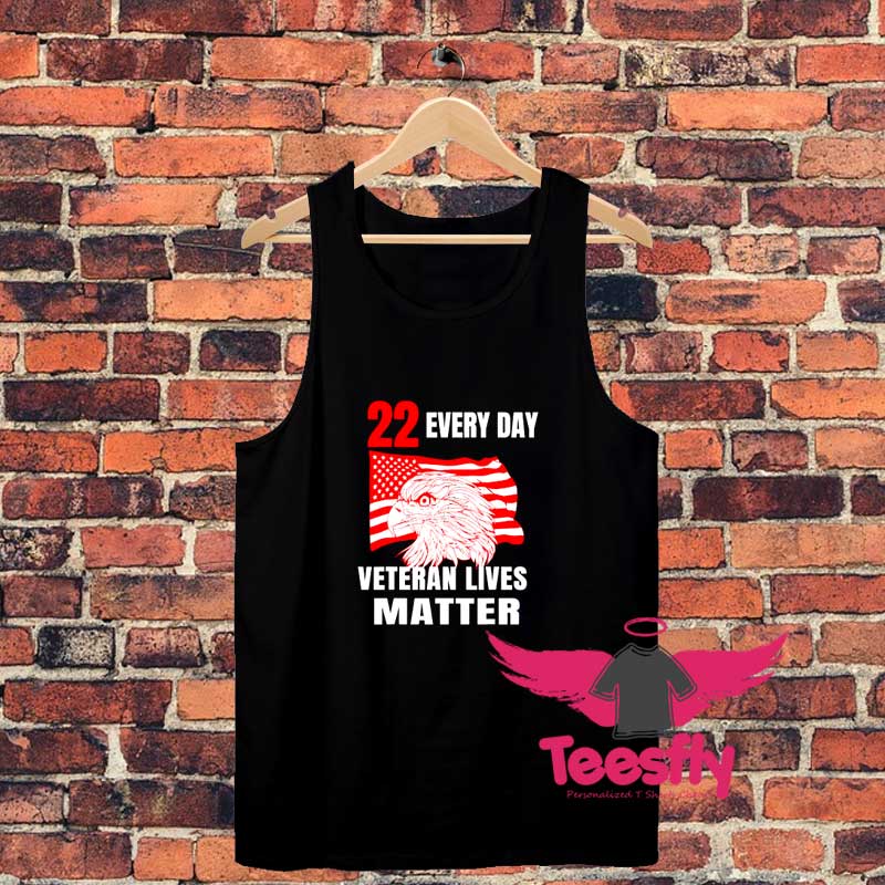 Every Day Veteran Lives Matter Unisex Tank Top