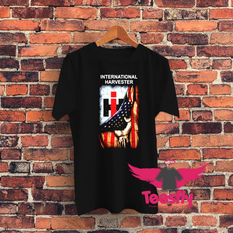 Flag American International Harvester Graphic T Shirt