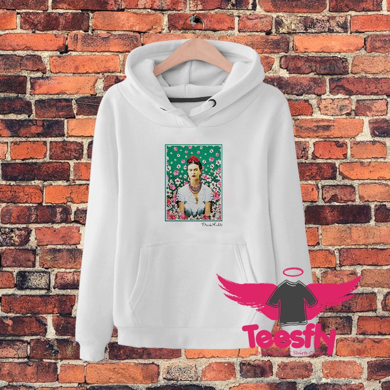 Frida Kahlo Floral Vintage Hoodie