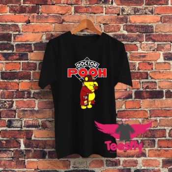 Funny Doctor Who And Winnie The Pooh Graphic T Shirt