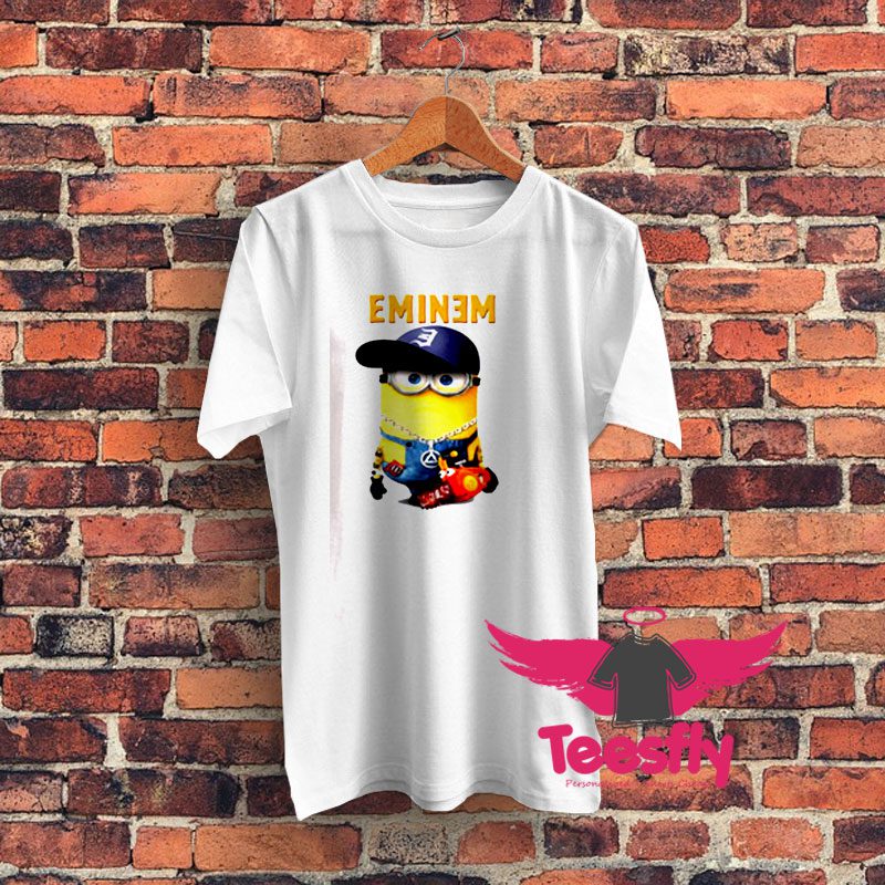 Funny Minnions Eminem Parody Graphic T Shirt