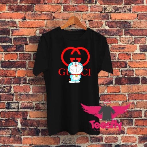 Funny Parody Doraemon x Gucci Graphic T Shirt