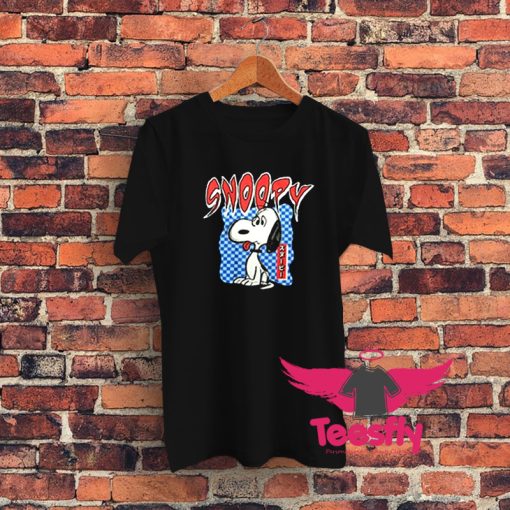 Funny Snoopy Peanut Kanji Japan Graphic T Shirt