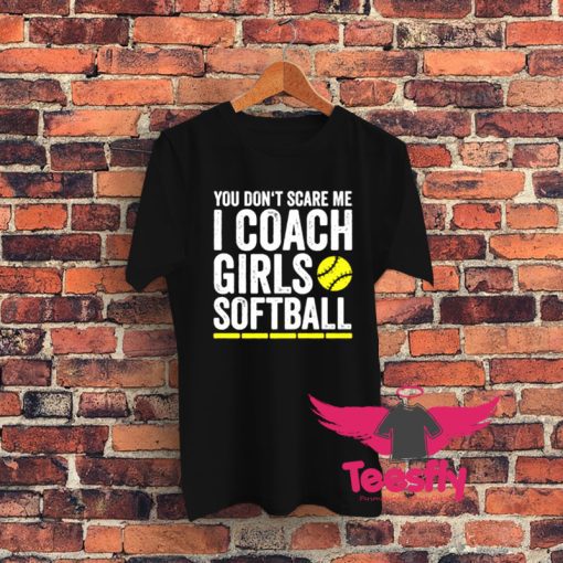 Funny Softball Coach Graphic T Shirt