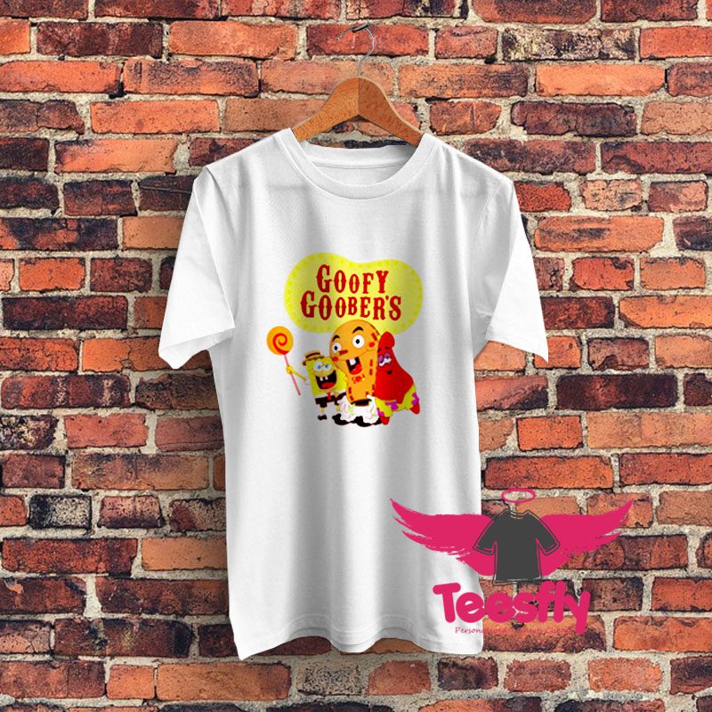 Funny SpongeBob SquarePants Goofy Goobers Graphic T Shirt