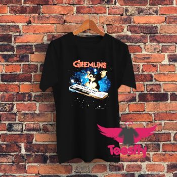 Gremlins Gizmo Keyboard Funny Graphic T Shirt