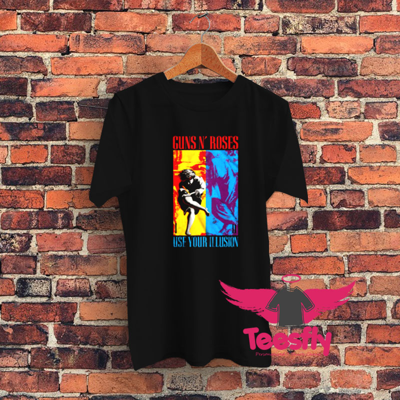 Get Buy Guns N Roses Use Your Illusion Album Art Graphic T-Shirt ...