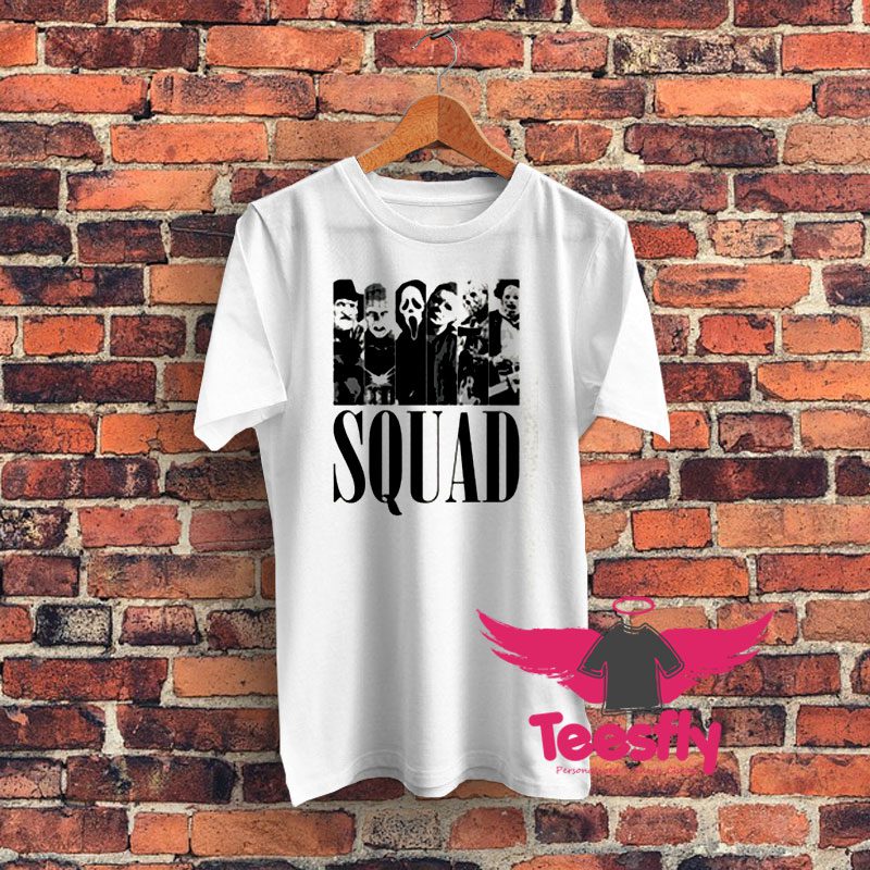 Halloween Squad Horror Movies Hoodie Graphic T Shirt