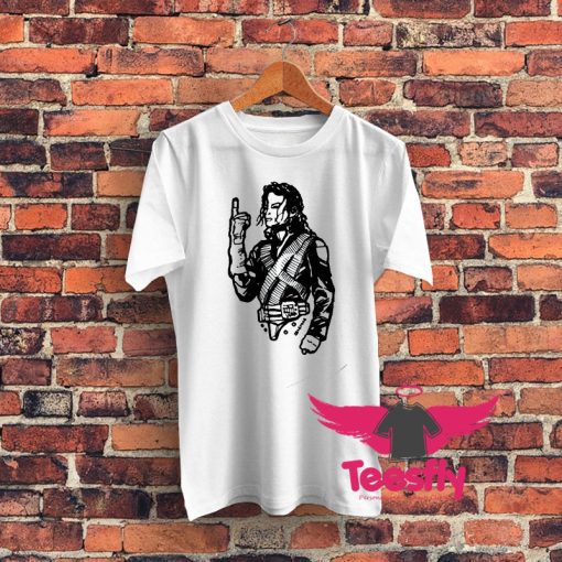 Hand Painted Michael Jackson Graphic T Shirt