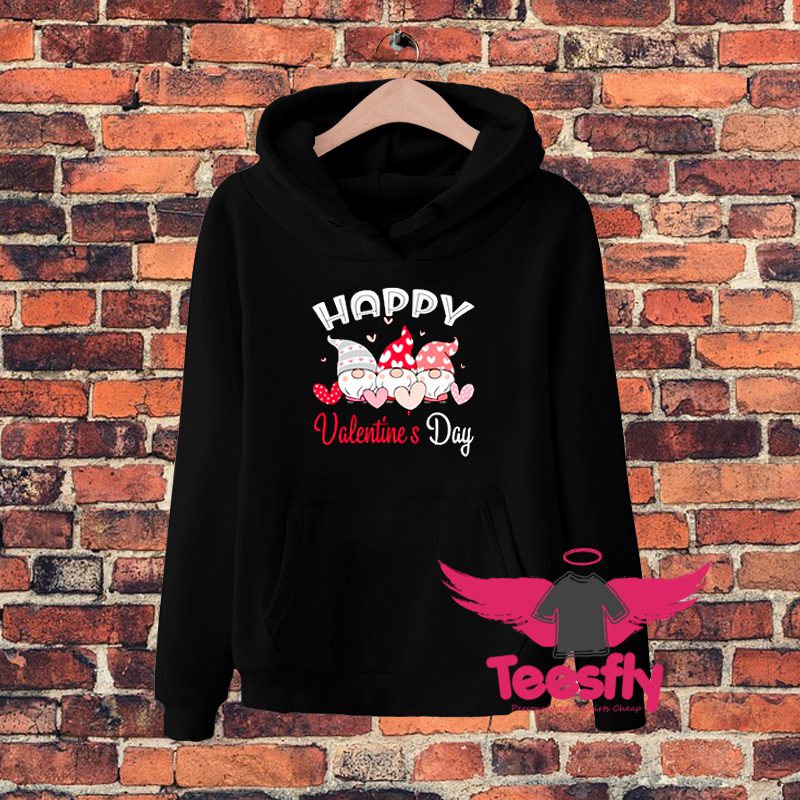 Happy Valentine Day Gnome Heart Hoodie