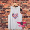 Heart Flower Colorful Unisex Tank Top