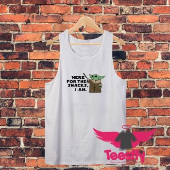 Here For The Snacks Yoda Unisex Tank Top
