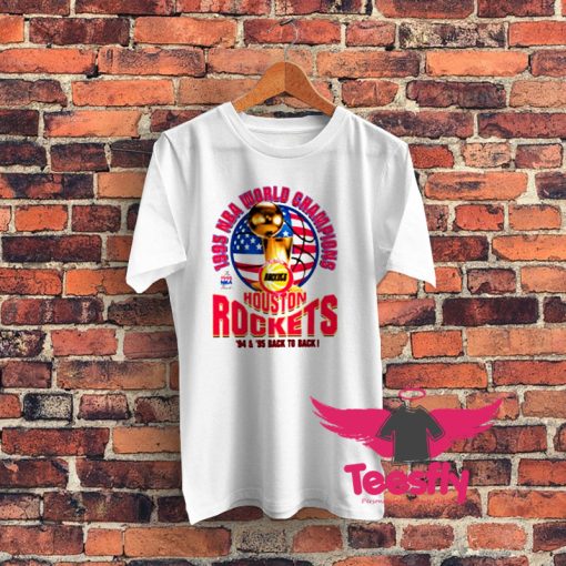 Houston Rockets 1995 World Champions Graphic T Shirt