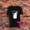 I Love Trash Possum Graphic T Shirt