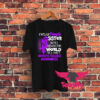 I Wear Purple For My Sister Domestic Violence Graphic T Shirt