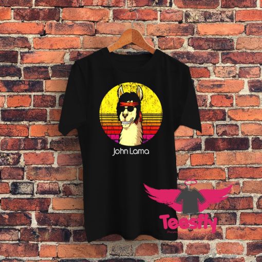 John Lama Lennon Parody Rock Graphic T Shirt