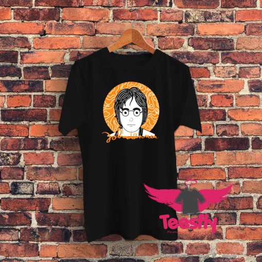 John Lennon Cartoon Graphic T Shirt