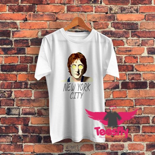 John Lennon New York City Graphic T Shirt