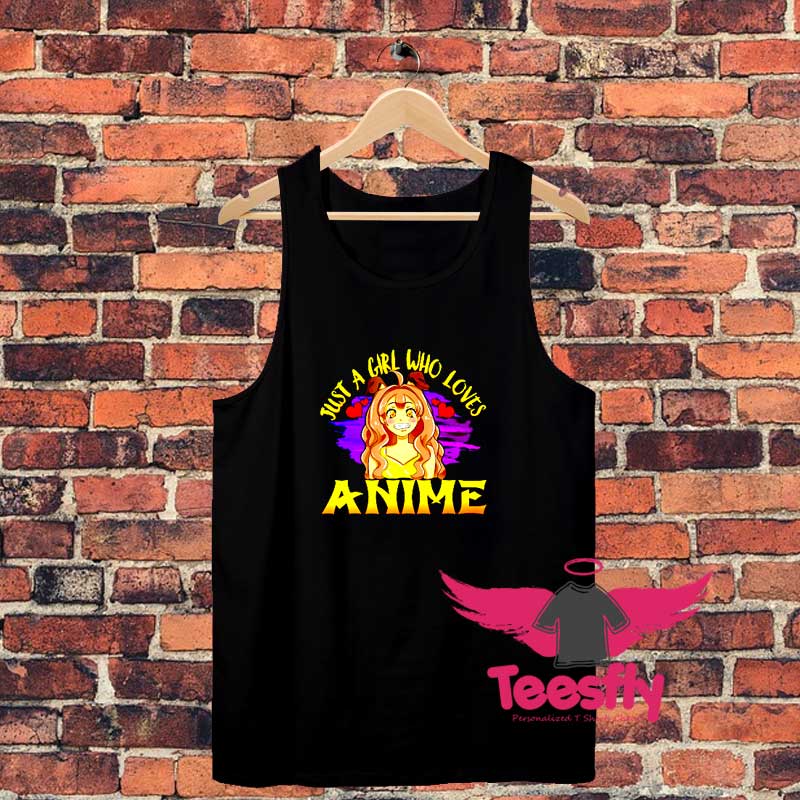 Just A Girl Who Loves Anime Unisex Tank Top