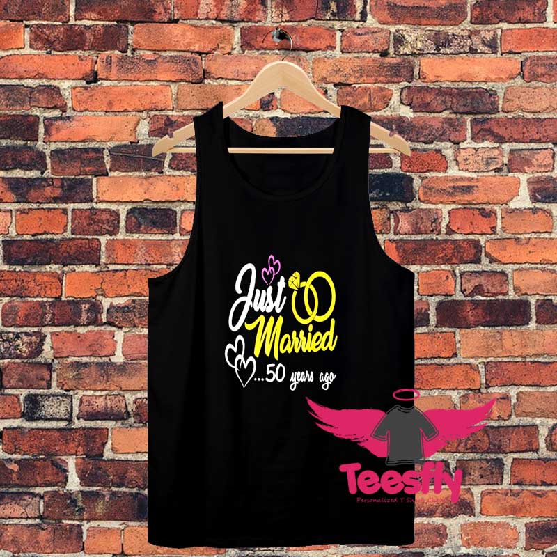Just married 0 years ago Unisex Tank Top
