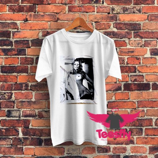 Kate Moss Smoke Graphic T Shirt