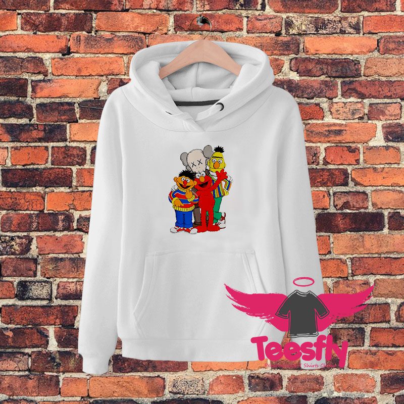 Kaws X Sesame Street Family Collab Hoodie