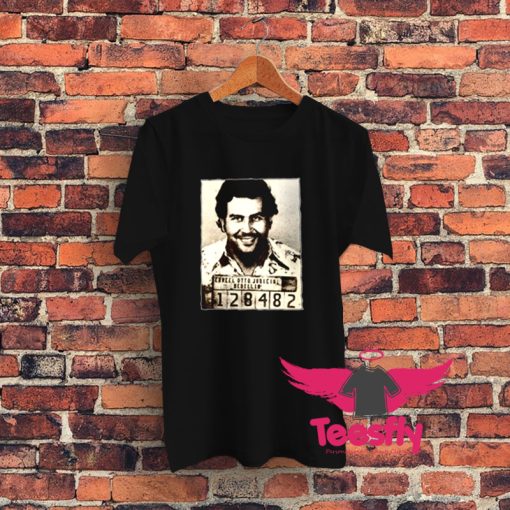 King Size Pablo Escobar Mugshot Graphic T Shirt