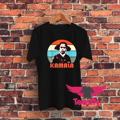 Little Girl Kamala Harris Retro Vintage Graphic T Shirt
