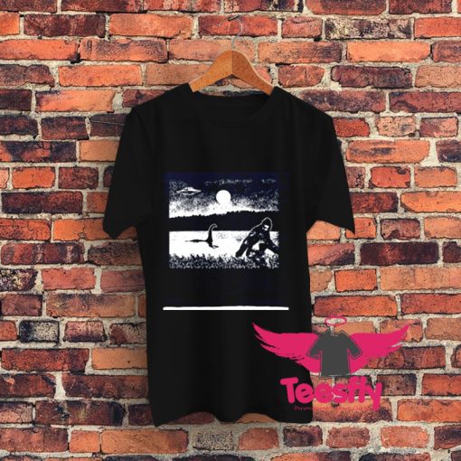Loch Ness Monster Bigfiit Graphic T Shirt
