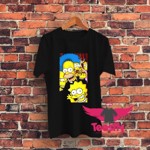 Lovers Movie All characters The Simpsons Family Graphic T Shirt