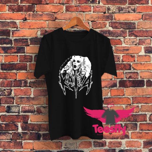 Me Katya Black Metal Graphic T Shirt