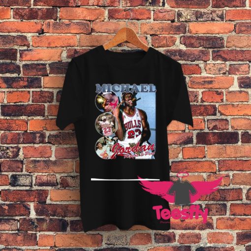 Michael Jordan Three Peat Graphic T Shirt