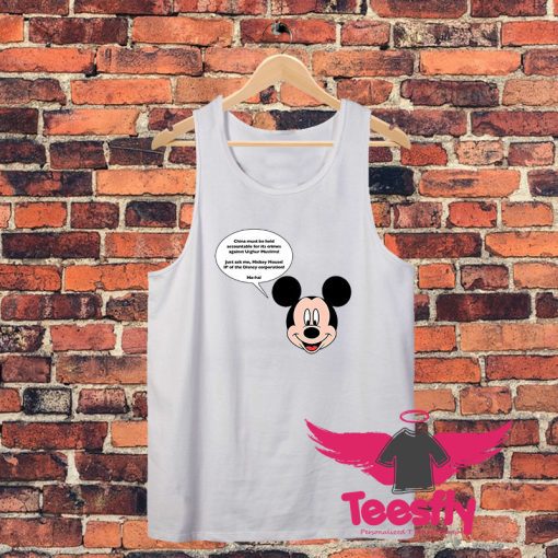 Mickey Mouse Just Ask Me Unisex Tank Top