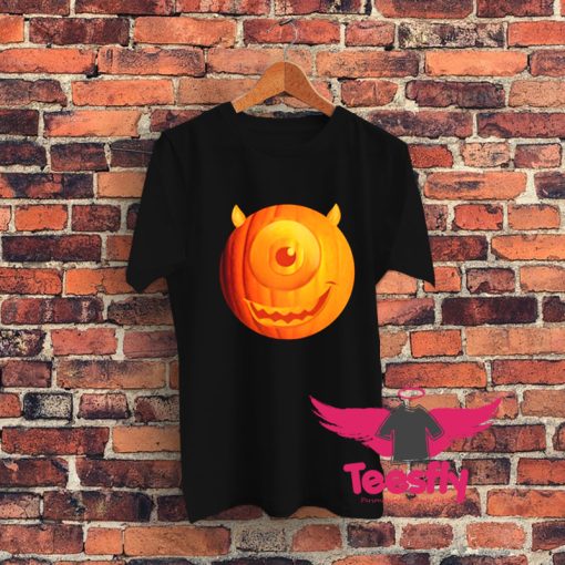 Monsters University Mike Pumpkin Graphic T Shirt