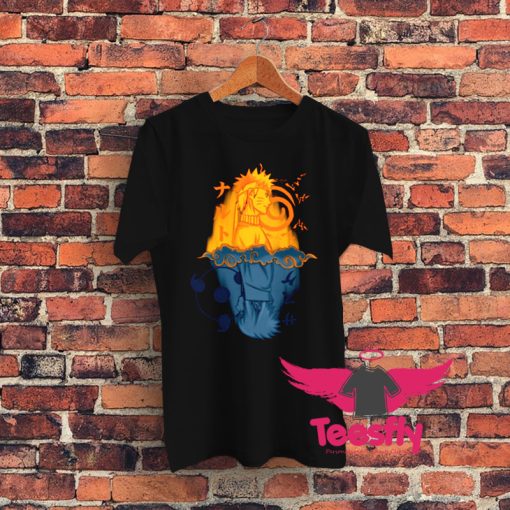 Naruto and sasuke Graphic T Shirt
