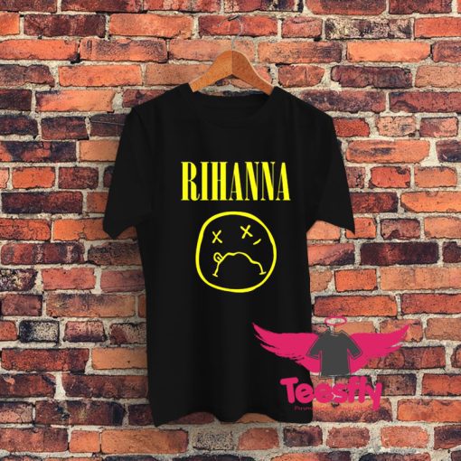 Nirvana Parody Rihanna Graphic T Shirt