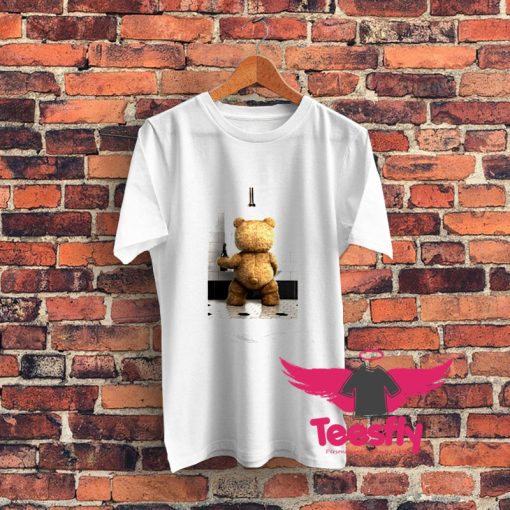 ORSO BEAR BEER BIANCO THE HAPPINESS Graphic T Shirt