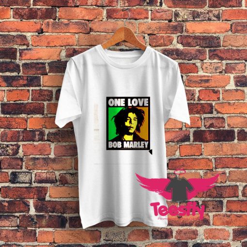 One Love Bob Marley Graphic Poster Graphic T Shirt