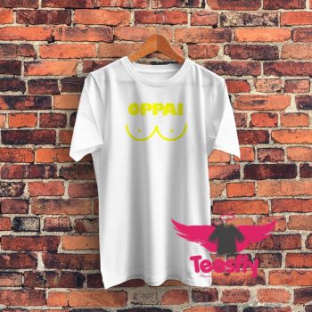 Oppai Graphic Lines Graphic T Shirt