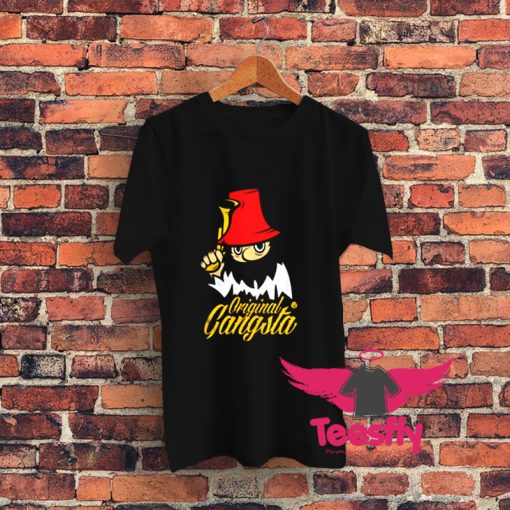 Original Gangsta With Gun Graphic T Shirt