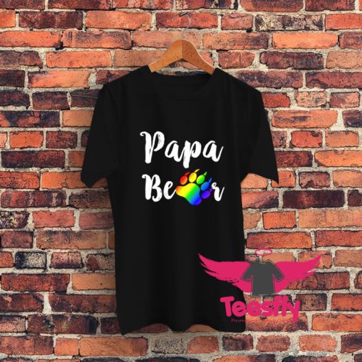 Papa Bear Graphic T Shirt